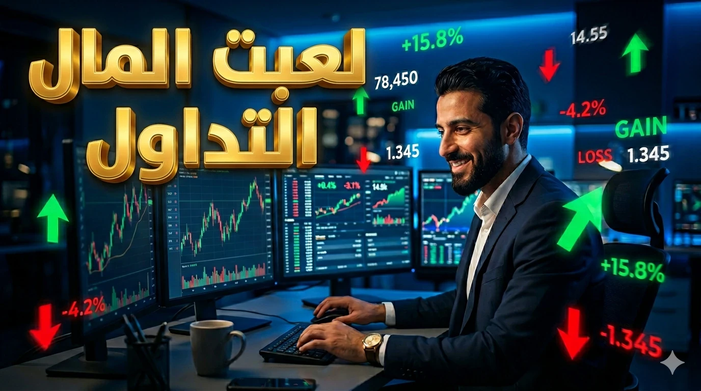 image about لعبة المال والتداول:  والربح وانضباط وبناء الثروة 