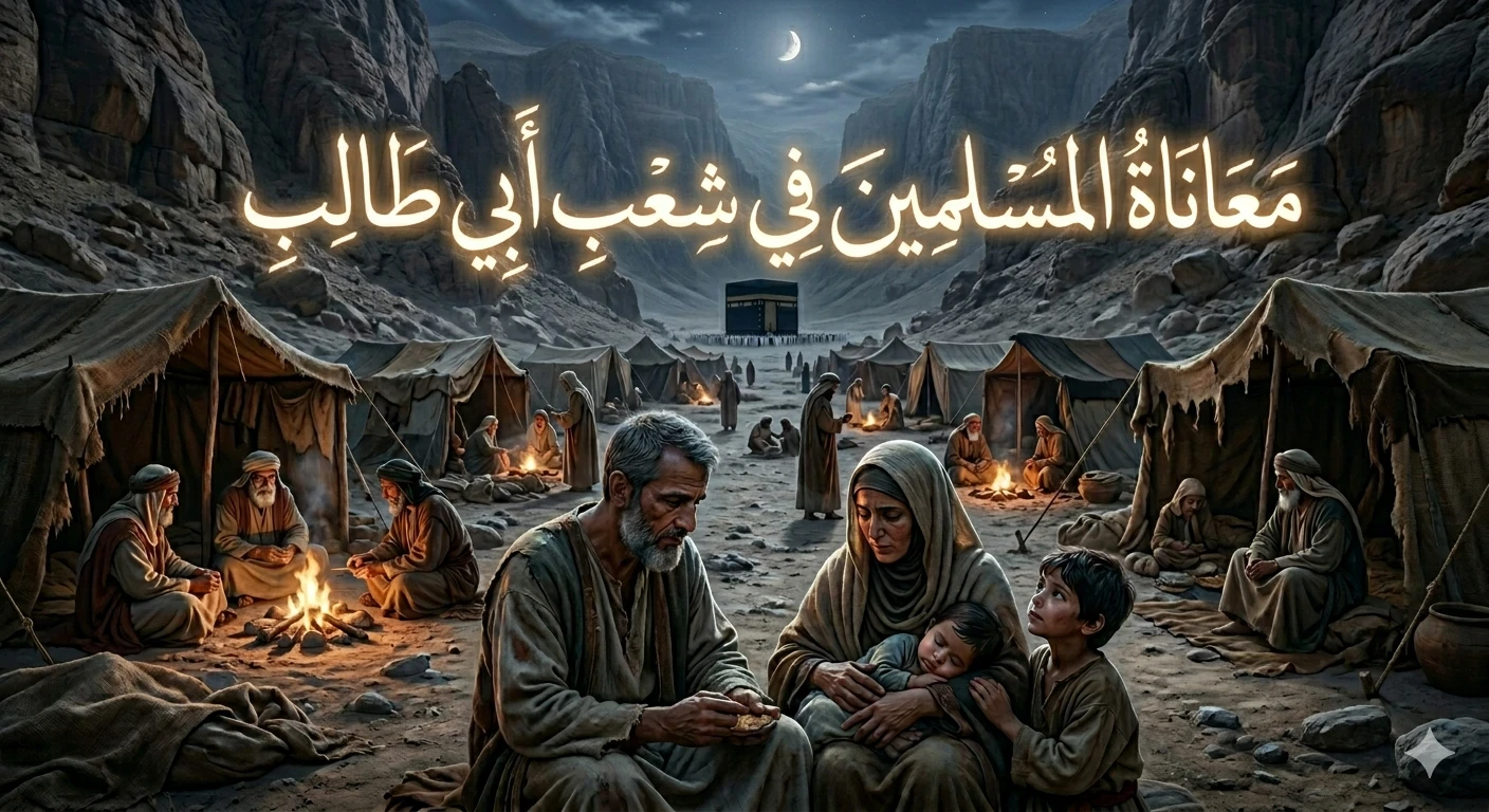 image about مقاطعة قريش لبني هاشم: ثلاث سنوات من الصبر في وجه الحصار والظلم