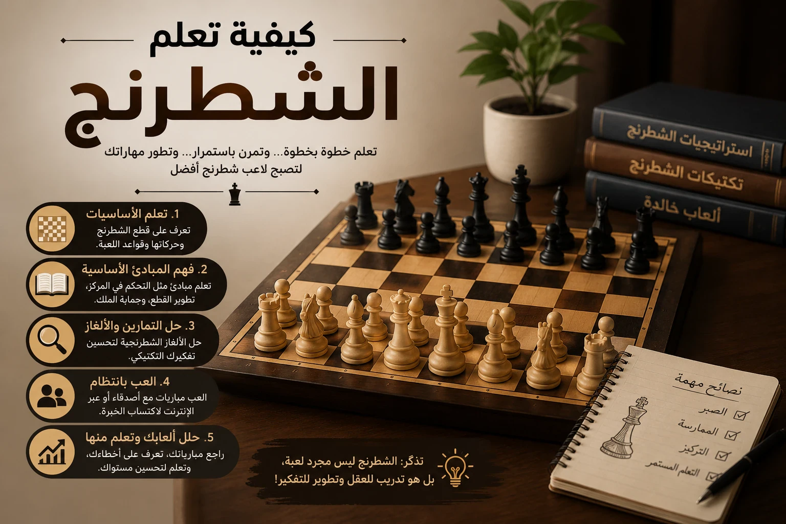 image about كيف تتعلم الشطرنج وتتقن لغة الملوك؟