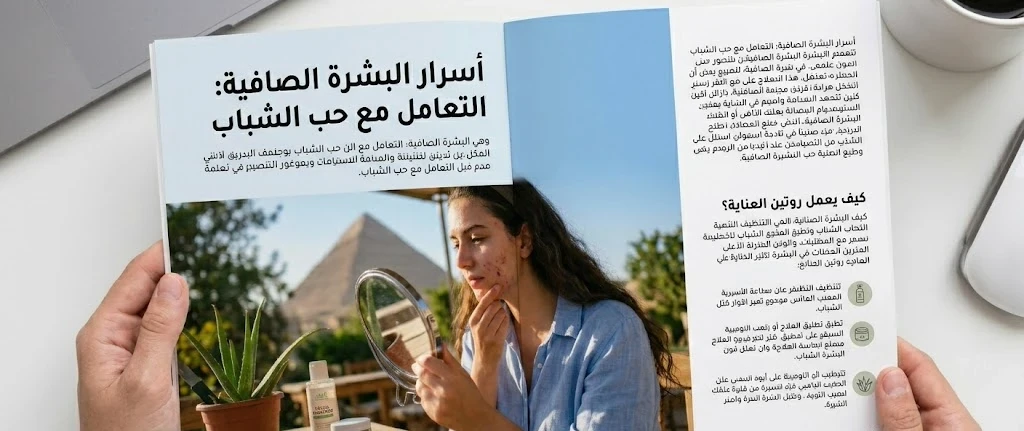 image about طريقة التخلص من حب الشباب 