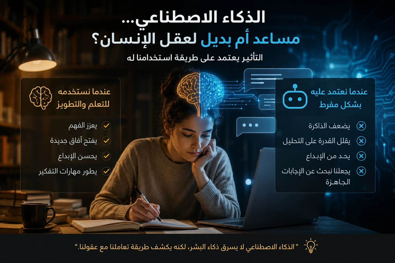 image about الانسان والذكاء الأصطناعي