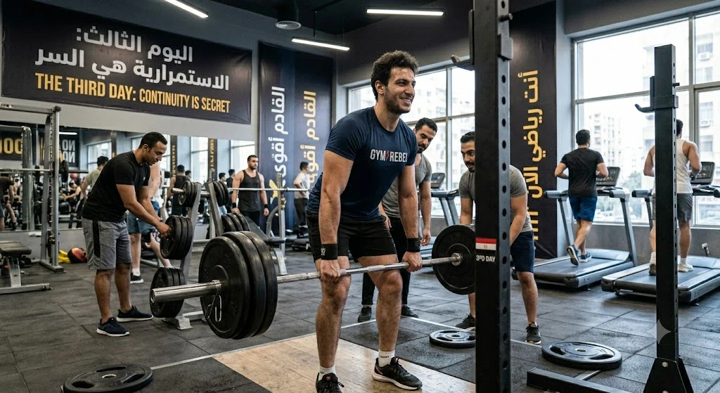 image about معركة اليوم الثالث في الجيم: عندما تنتصر الإرادة على سريرك الدافئ! 💥حرب العقول