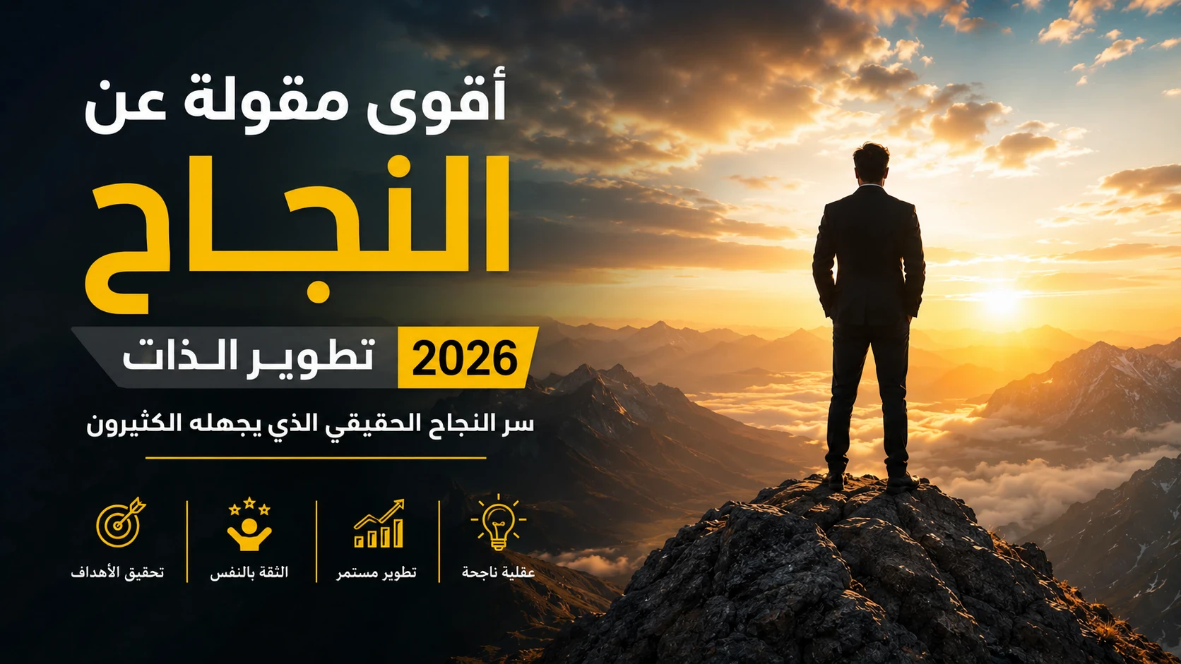 image about أقوى مقولة عن النجاح وتطوير الذات 2026 | سر النجاح الحقيقي الذي يجهله الكثيرون