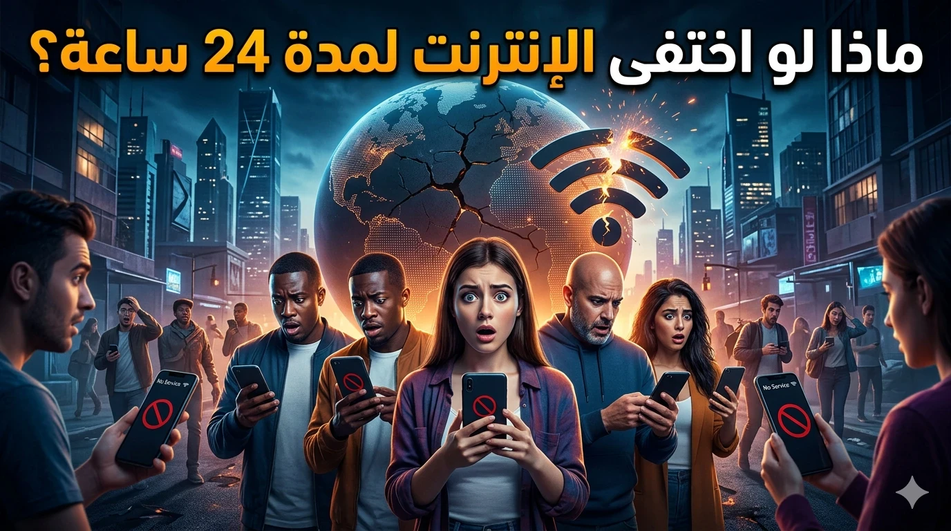 image about ماذا لو اختفى الإنترنت لمدة 24 ساعة فقط؟