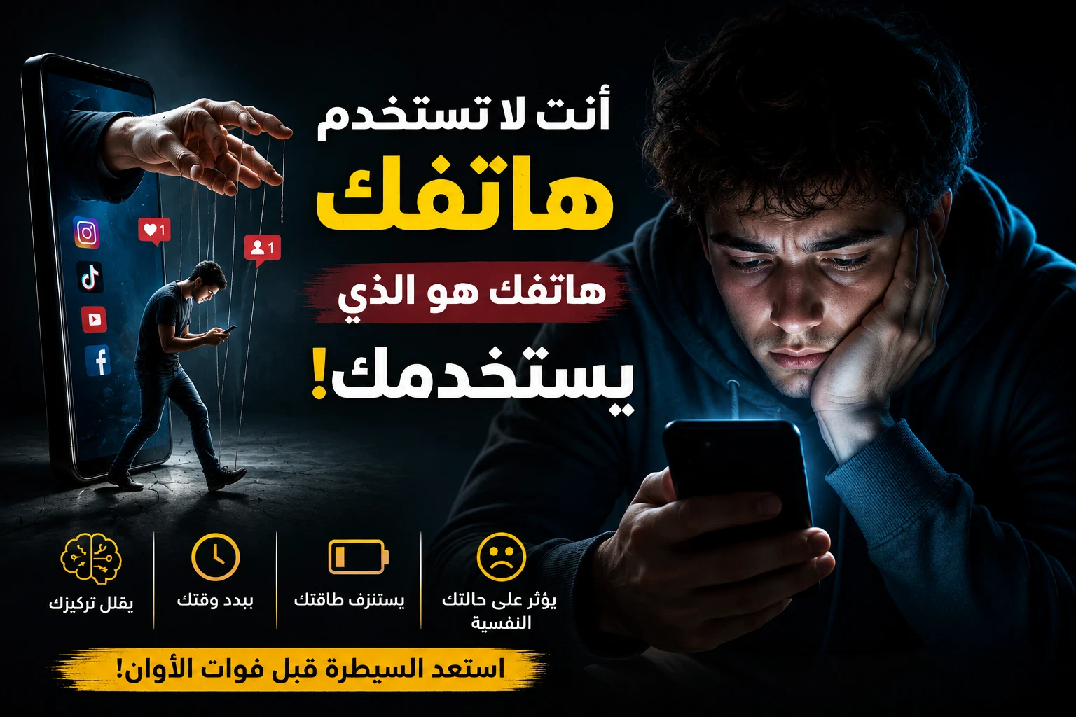 image about لماذا لا تستطيع ترك هاتفك؟ الحقيقة الصادمة