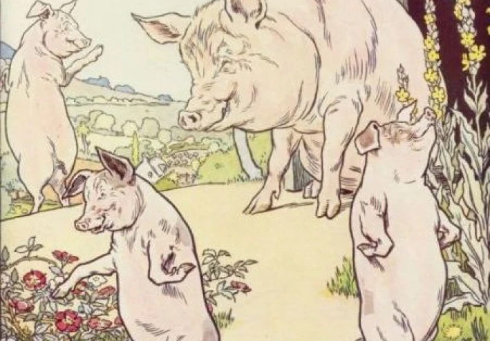 he story of The Three Little Pigs