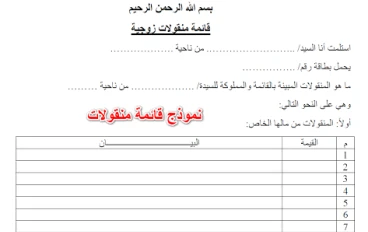 موضوع الغاء القايمة او توثيقه