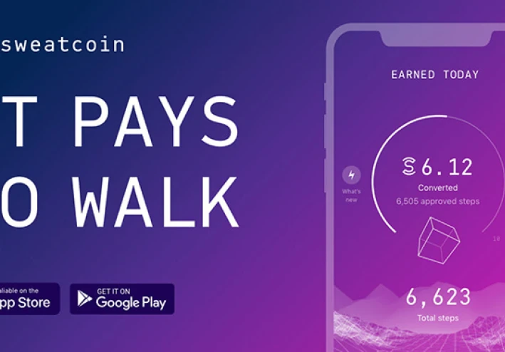تطبيق الربح من المشي sweatcoin