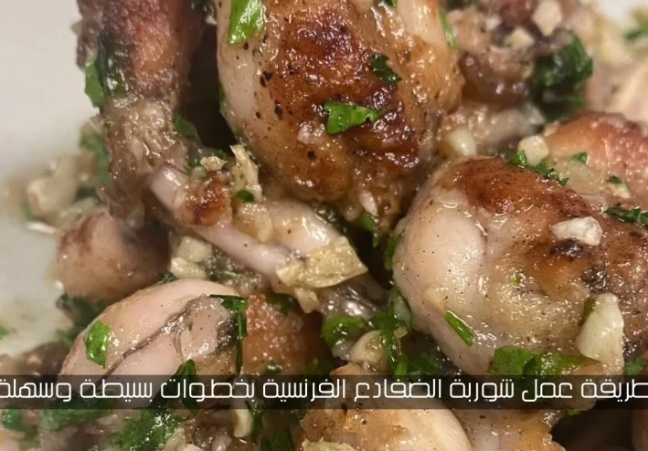 طريقة عمل شوربة الضفادع الفرنسية بخطوات بسيطة وسهلة