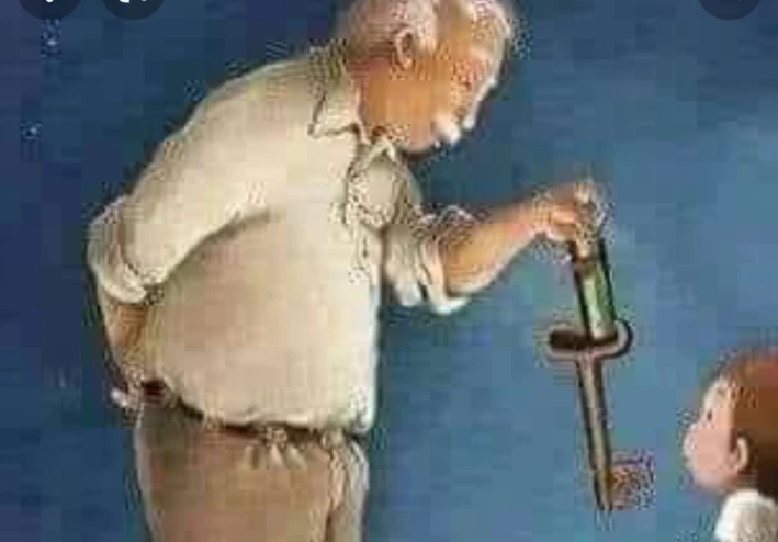 حكمة رجل عجوز لابنه الصغير