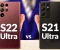 سامسونج جلاكسي s21 ultra افضل أم s22 ultra