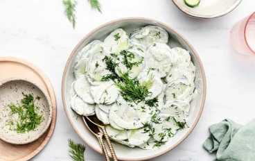 Creamy Cucumber Salad