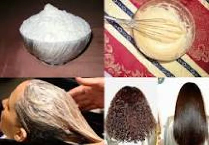 فرد الشعر عن طريق النشا