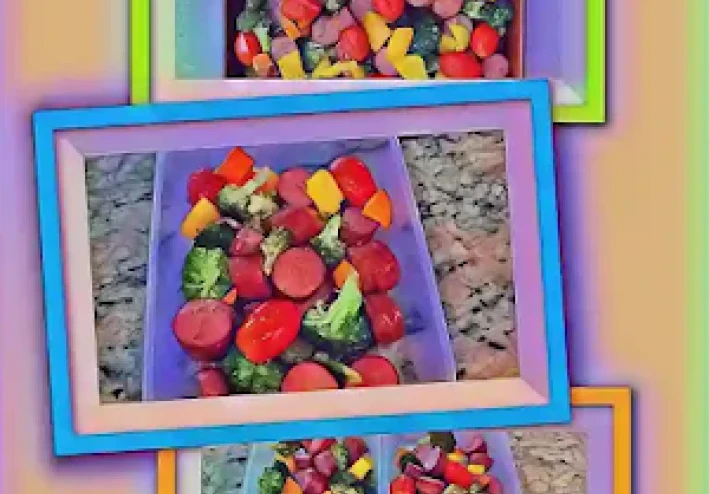 صينية سجق وخضار كيتو KETO