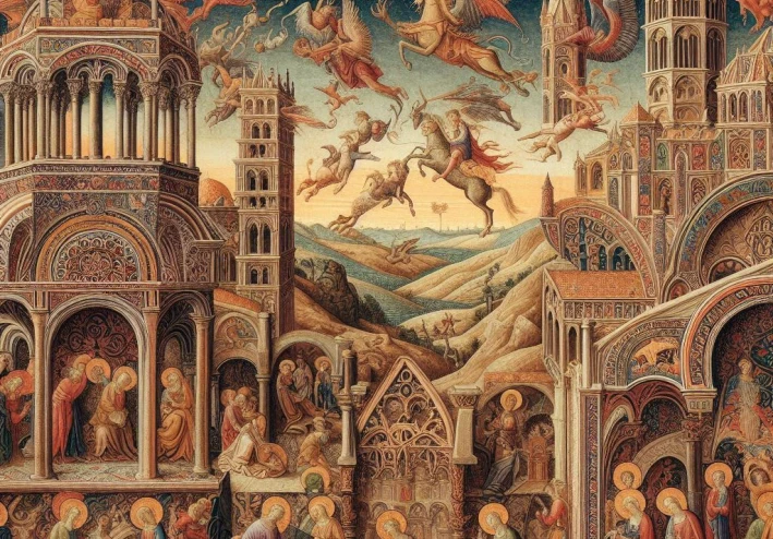 فنون العصور الوسطى في أوروبا: رحلة بين القداسة، المعارك وعبقرية النهضة