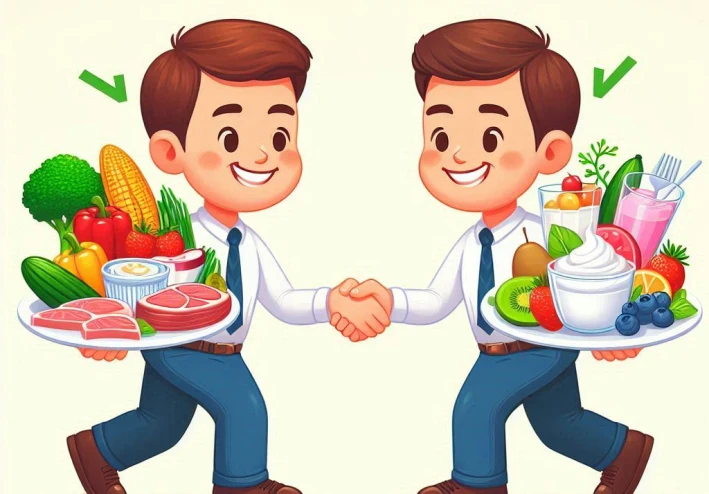 ميزان التغذية: تحليل شامل للحميات منخفضة الكربوهيدرات مقابل الأنظمة الغذائية قليلة الدسم من منظور علمي