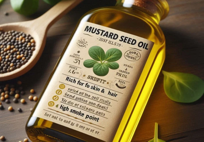 زيت حبة الخردل: القيمة الغذائية والخصائص العلاجية وتطبيقاته الفعالة في الصحة العامة والعناية بالشعر