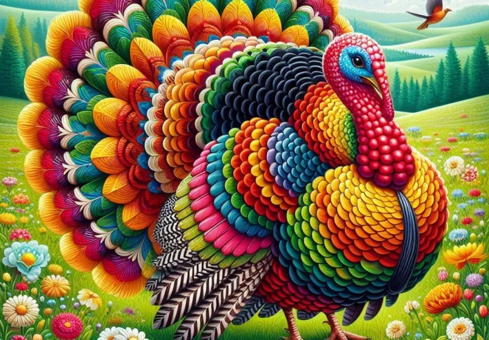 الدليل الشامل لطائر الديك الرومي: من الموطن الأصلي إلى مائدة الاحتفالات العالمية