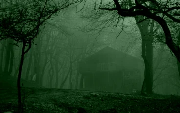 الكوخ المهجور في الصحراء