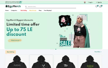 كيفية الربح من موقع EgyMerch.com