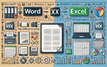 ما الفرق بين برنامج ال Word وال Excel ؟