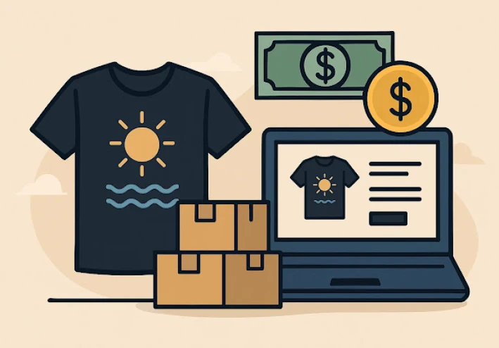 الربح من تصميم التيشيرتات دون طباعة أو شحن: دليلك لبدء العمل عبر Redbubble