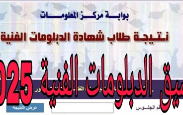 موعد نتيجة وتنسيق الدبلومات الفنية 2025 والكليات والمعاهد المتاحه للدبلومات 