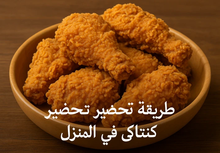 طريقة تحضير دجاج كنتاكي المقرمش في المنزل بخطوات سهلة