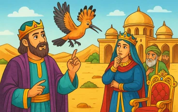 The story of the hoopoe bird and Prophet Sulaiman (Solomon).