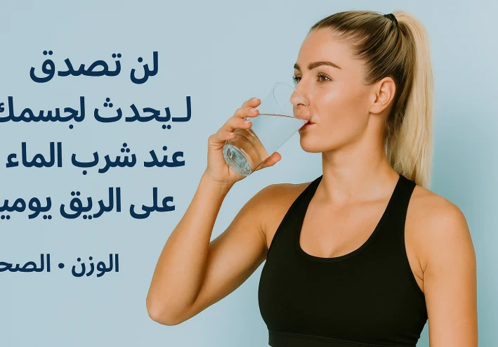 لن تصدق ماذا يحدث لجسمك عند شرب الماء على الريق يوميًا (فوائد مذهلة للبشرة والوزن والصحة)