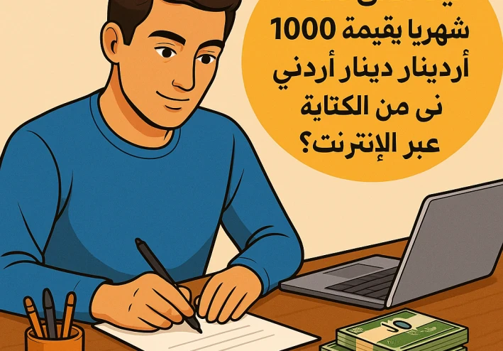 كيف تربح 1000 دينار شهريًا من الكتابة؟