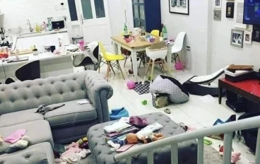 الأم بتلم… كيف تتعايشين مع الفوضى دون أن تنهاري.