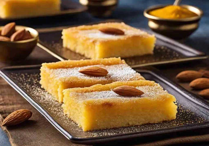طريقة عمل البسبوسة العادية بالزبادي