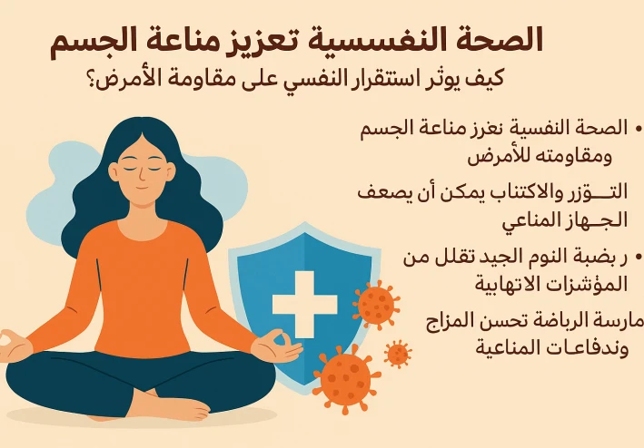 الصحة النفسية: كيف يؤثر الاستقرار النفسي على مقاومة الأمراض؟