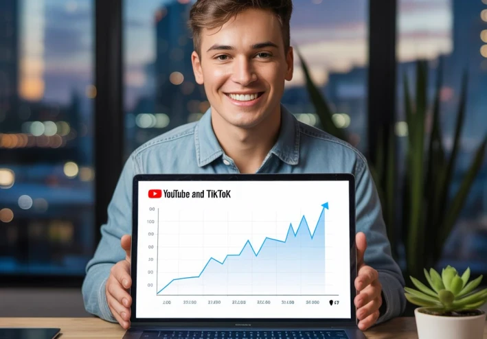 كيف تبدأ بالربح من TikTok و YouTube بدون رأس مال