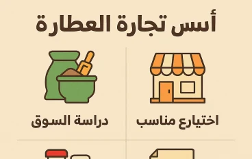  اسس تجارة العطارة 