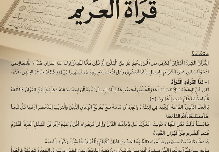 أهمية قراءة القرأن الكريم