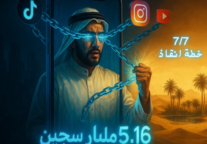 "الإدمان الرقمي: السجن الافتراضي الذي يدمر عقولنا - دليل التحرر الكامل"