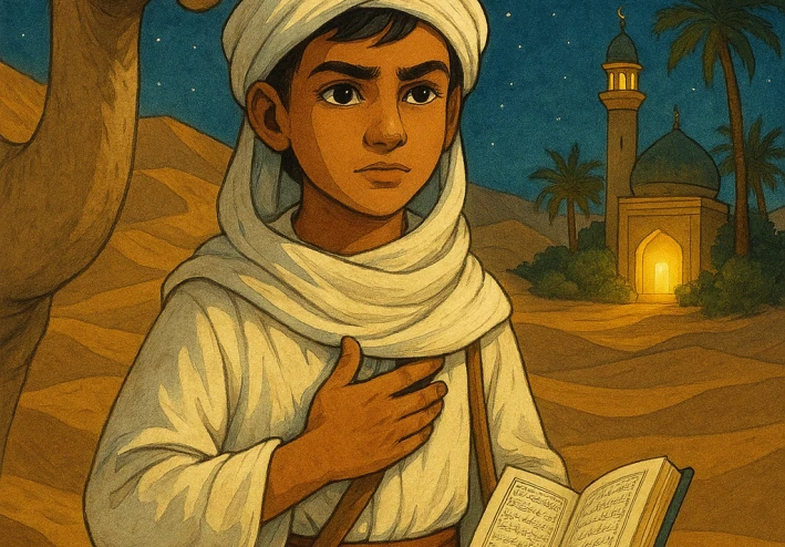 قصة خالد وسرّ الصحراء
