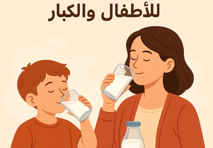 فوائد شرب اللبن للأطفال والكبار