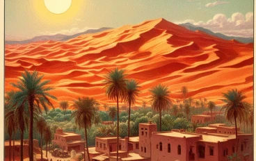 واحة ولاد سْعيد في الجزائر: شهدت منذ زمن طويل مجتمعات زراعية دائمة.