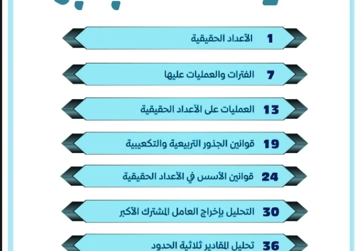 أقوى مذكرة رياضيات الصف الثاني الإعدادي الترم الأول 2026 كاملة