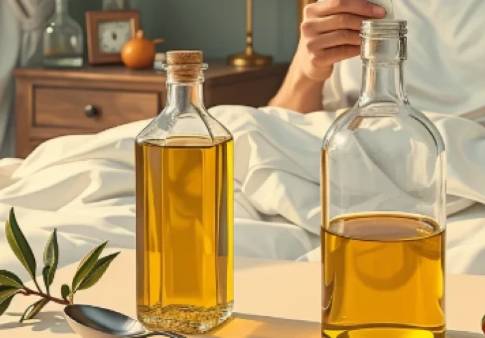 شرب زيت الزيتون قبل النوم: فوائد مذهلة لا تتوقعها!