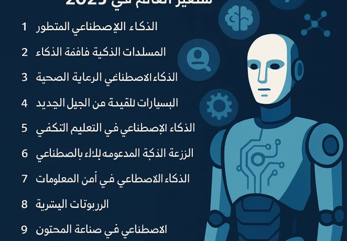 10 تقنيات جديدة للزكاء الاصطناعي ستغير الكثير في 2025