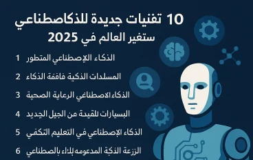 10 تقنيات جديدة للزكاء الاصطناعي  ستغير الكثير في 2025