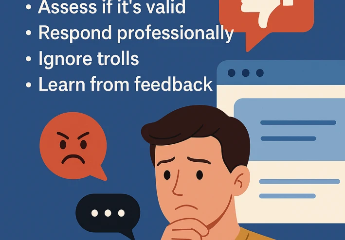 Understanding and Dealing with Criticism on Social Media