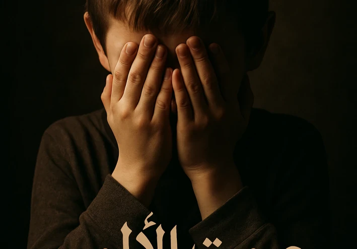 صمت الألم: طفل يواجه قسوة الكلمات