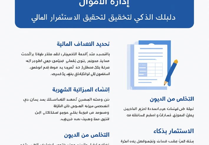 إدارة الأموال: دليلك الذكي لتحقيق الاستقرار المالي وبناء الثروة