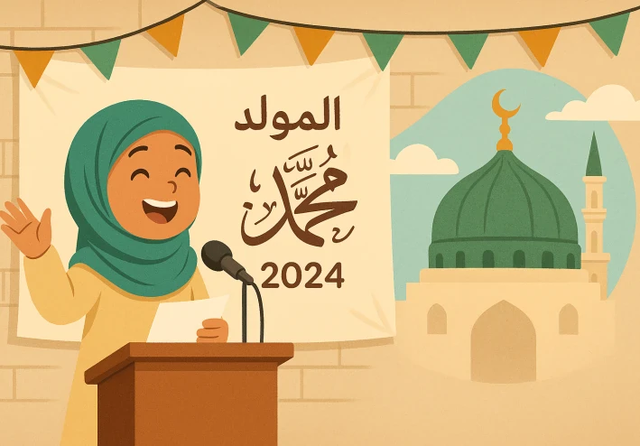 اذاعة مدرسية عن مولد النبوي 2024 بطرقة متكاملة