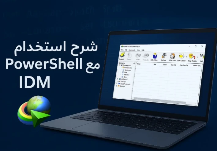 طريقة تفعيل برنامج IDM مدى الحياة باستخدام PowerShell